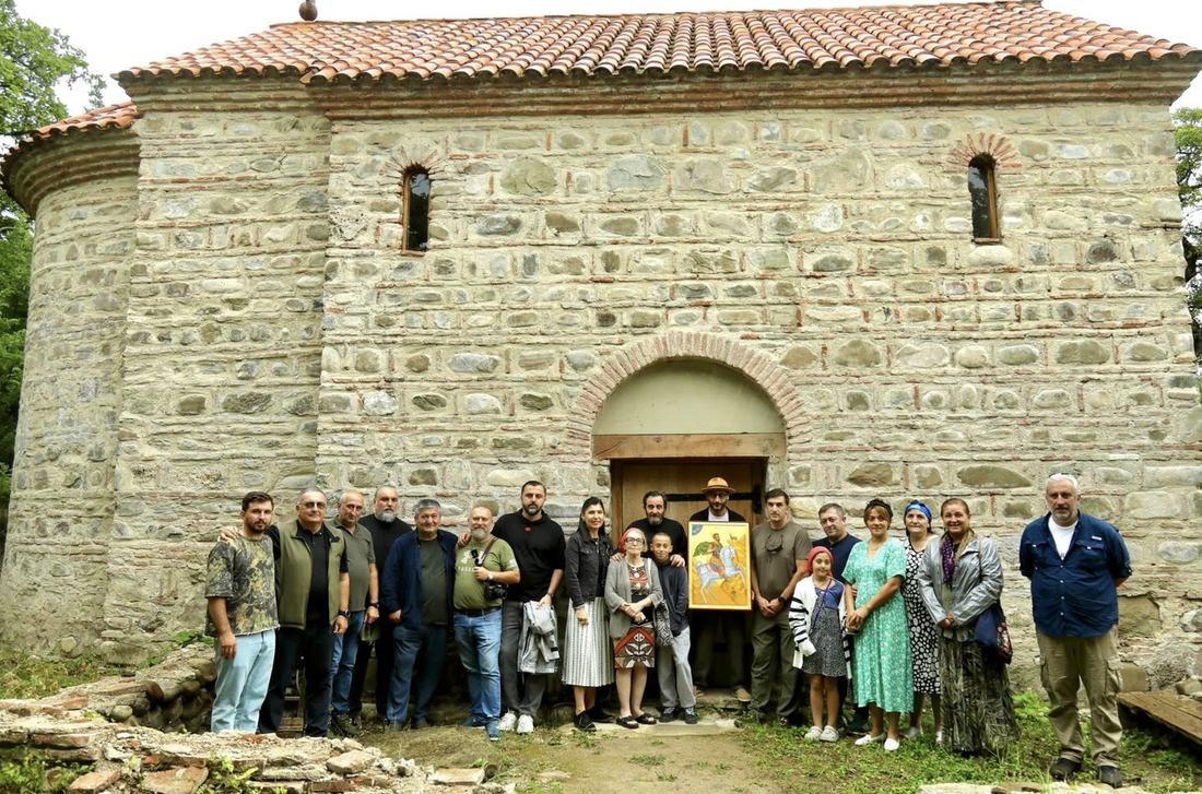 The icon donated to Bziani monastery